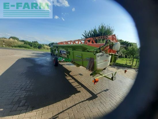 Cabezal - Claas - vario-schneidwerk v 750 + transportwagen