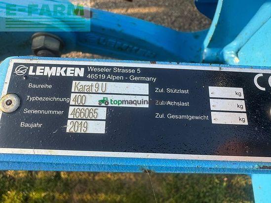 Cultivador - Lemken - karat 9
