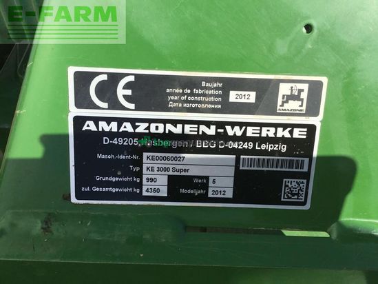 Grada de disco - Amazone - ke 3000 super