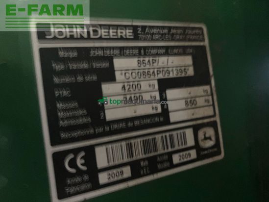 Empacadora gigant - John Deere - 864