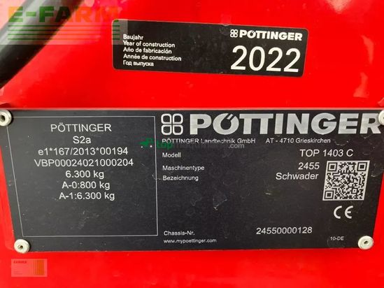 Rastrillo - Pöttinger - top 1403 c