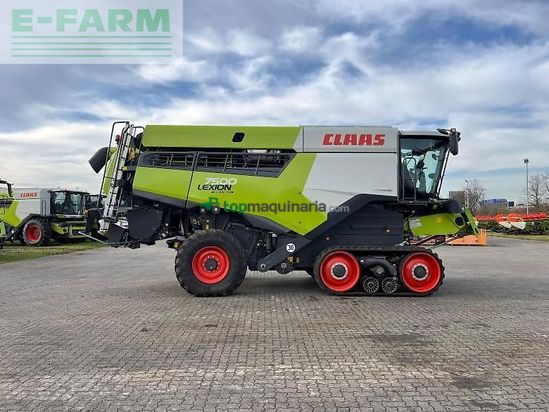 Cosechadora de Cereal - Claas - lexion 7500 terra trac