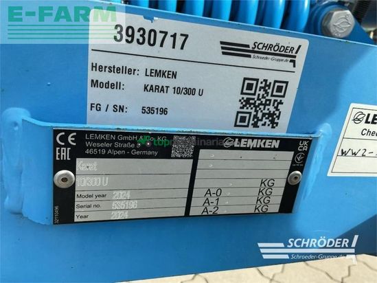 Cultivador - Lemken - karat 10/300 u
