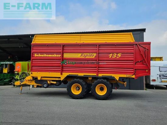 Remolqu agrícola - Schuitemaker - rapide 135 opraapwagen/silagewagen