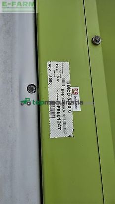 Cortacésped manual - Claas - disco 8400 c contour