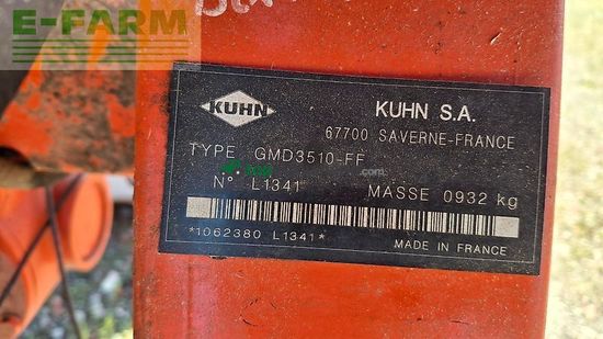 Cortacésped manual - Kuhn - gmd 3510