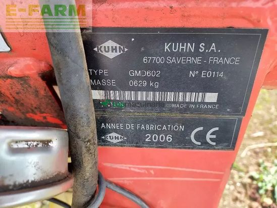 Cortacésped manual - Kuhn - gmd 602