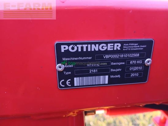 Henificador - Pöttinger - Hit 610 NZ