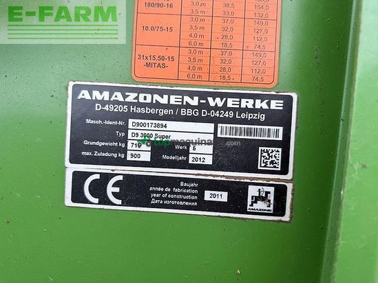Sembradora - Amazone - pötttinger lion 301 / amazone d9 super