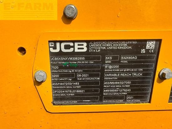 Telescopica - JCB - 532-60 agri