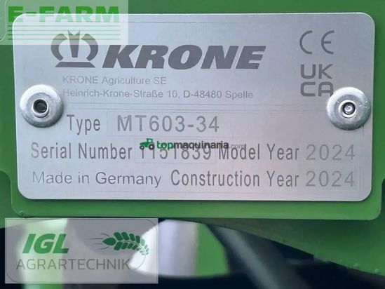 Cortacésped manual - Krone - easycut b 880 cv collect (mt603-34)