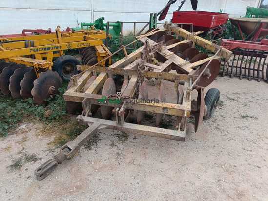 Grada de disco de 16 discos arrastraderas