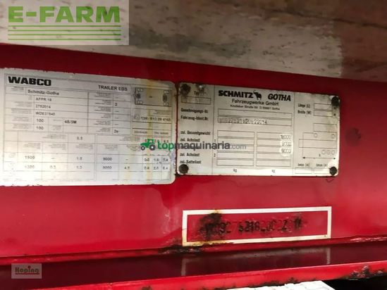 Remolqu agrícola -  - schmitz gotha afpr18