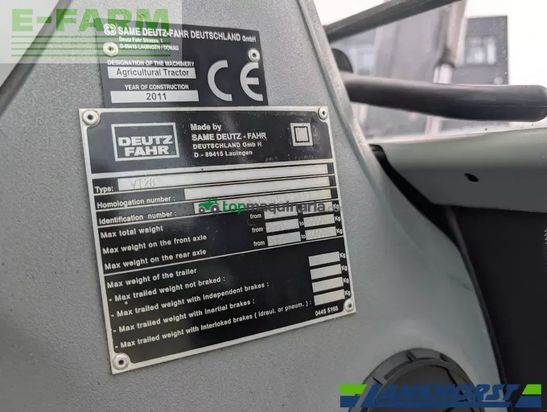 Tractor agrícola - Deutz-Fahr - agrotron ttv 420