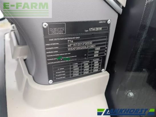 Tractor agrícola - Deutz-Fahr - 6185 ttv hd black-warrior TTV