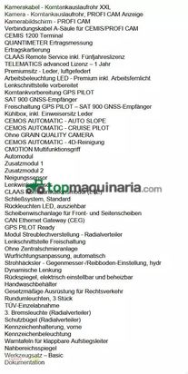 Cosechadora de Cereal - Claas - lexion 7700 tt