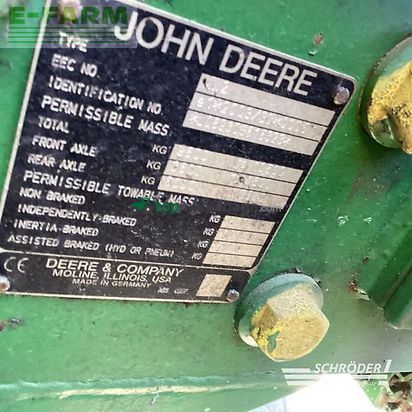 Tractor agrícola - John Deere - 6930 + bos mähausleger + mulchkopf