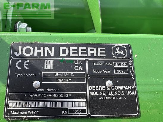 Cabezal - John Deere - bp15 pickup skærebor