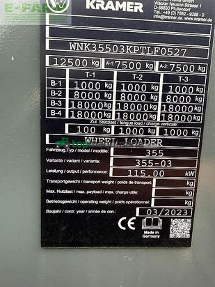 Telescopica - kramer - kl 55.8t garantie bis 07/2027