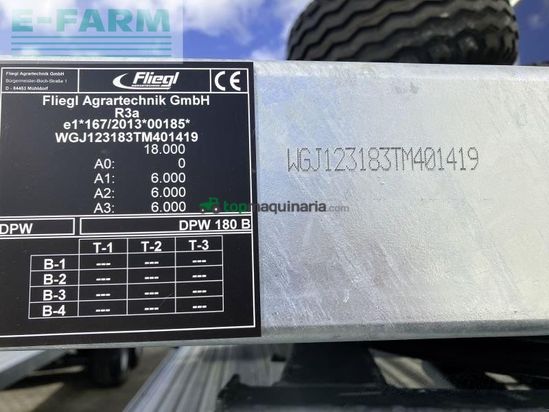 Remolqu agrícola - Fliegl - dpw 180 b 3-achs