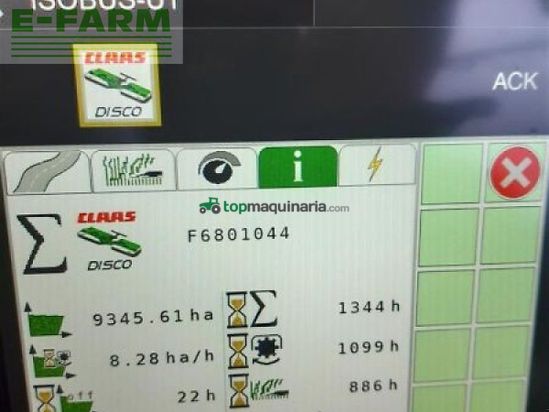 Cortacésped manual - Claas - mähwerk disco 1100 c + 3200 fc