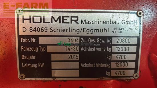 Cosechadora de Cereal - Holmer - t 4-30 t4-30