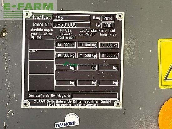 Cosechadora de Cereal - Claas - lexion 750 mit vario 900