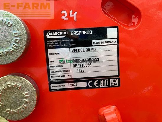 Grada de disco - Maschio - veloce 300