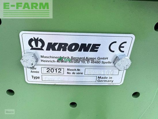 Cortacésped manual - Krone - easy cut f280 m