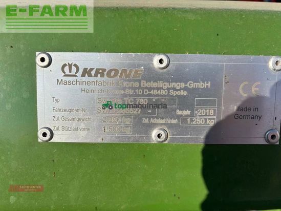 Rastrillo - Krone - swadro tc 760