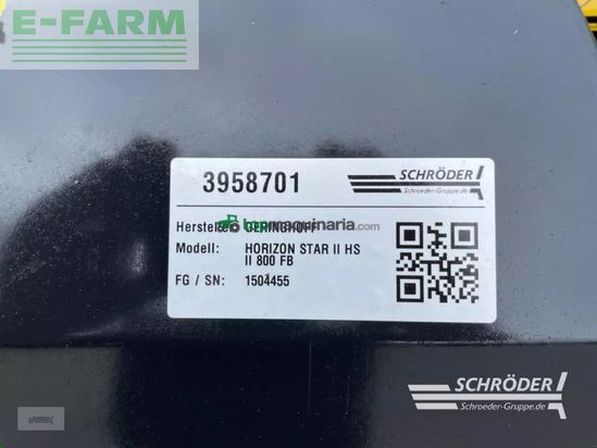 Cabezal - Geringhoff - horizon star ii hs ii 800 fb