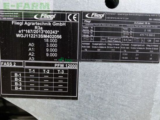 Cisterna - Fliegl - pfw 12000 + skate 150