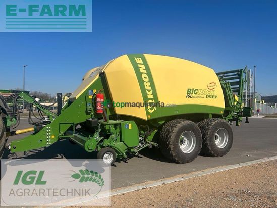 Empacadora gigant - Krone - big pack 1270 vc v-knoter