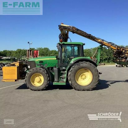 Tractor agrícola - John Deere - 6930 + bos mähausleger + mulchkopf