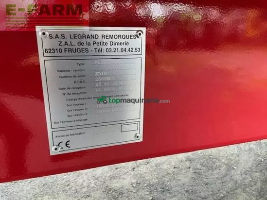 Remolqu agrícola - Legrand - pl200