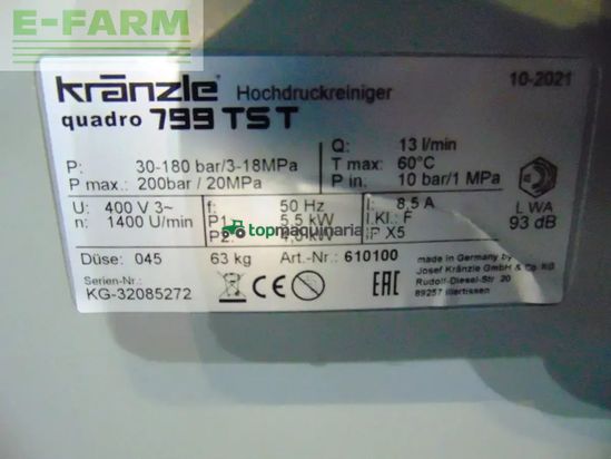 Riego - kränzle - quadro 799 tst