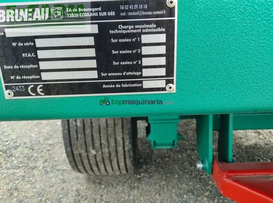 Remolqu agrícola -  - plateaupaille