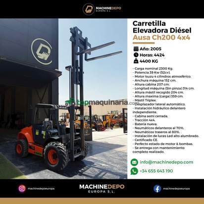 Carretilla Ausa CH 200 4X4 
