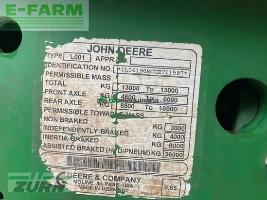 Tractor agrícola - John Deere - 6190r