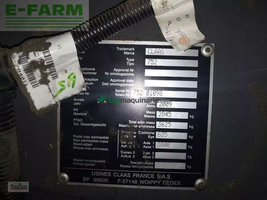 Empacadora gigant - Claas - variant 385