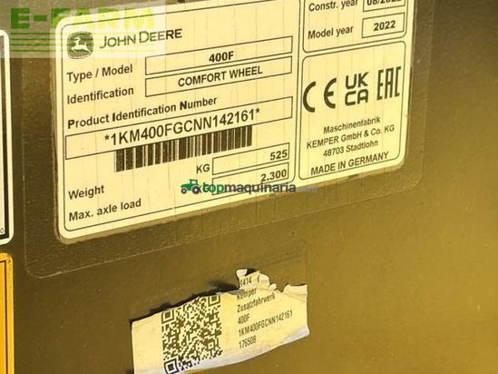 Cabezal - Kemper - 460 plus jd maisgebiss 8000i