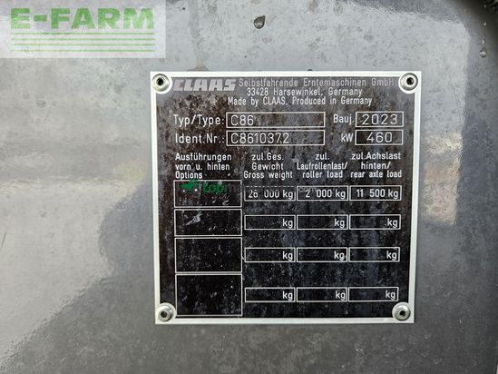 Cosechadora de Cereal - Claas - lexion 8700tt 4wd cemos automatic