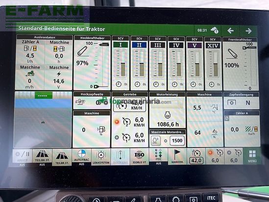 Tractor agrícola - John Deere - 6r215/ 6r 215 06/27 2000h