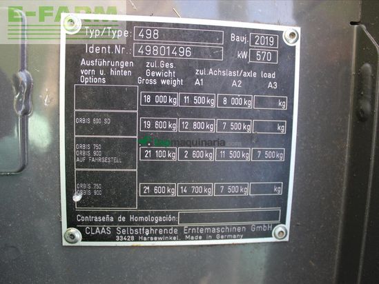 Cosechadora de Cereal - Claas - JAGUAR 970