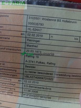 Tractor agrícola - Lindner - Geotrac 73 alpin