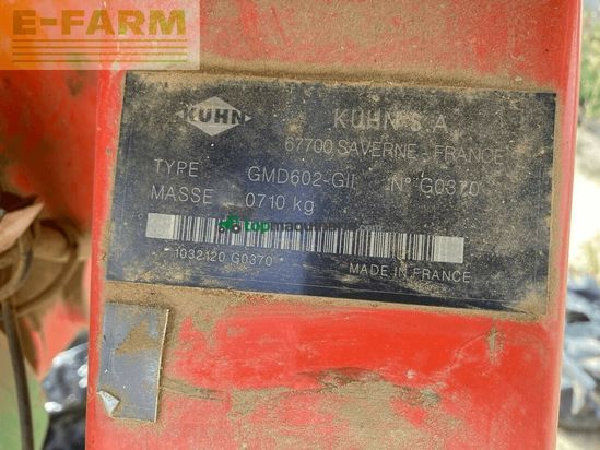 Cortacésped manual - Kuhn - gmd 602