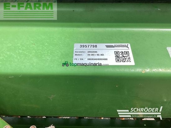 Sembradora - Amazone - ad 302 / kg 302