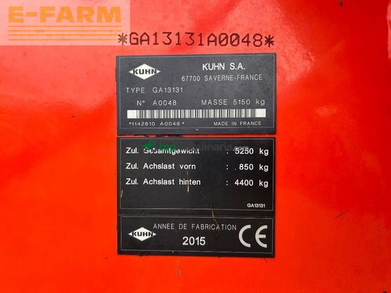 Henificador - Kuhn - ga 13131