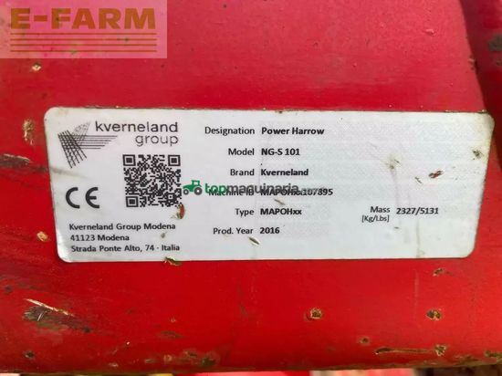 Grada rotativa - Kverneland - herse rotative ngs351 elite kverneland