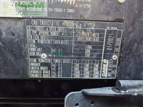 Tractor agrícola - Case IH - puma cvx 220